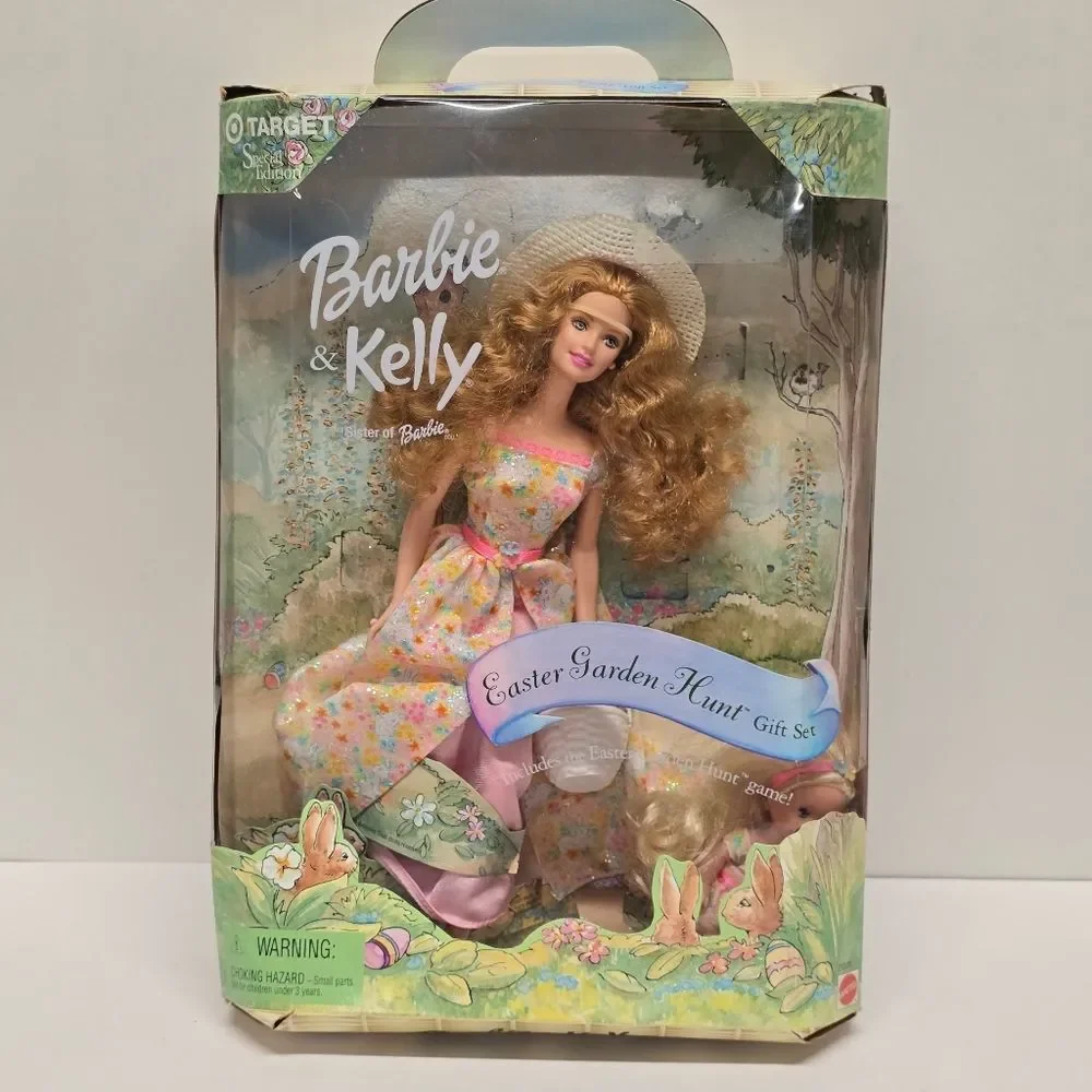 Barbie & Kelly Easter Garden Hunt Doll Gift Set Special Edition VTG 2000 Mattel